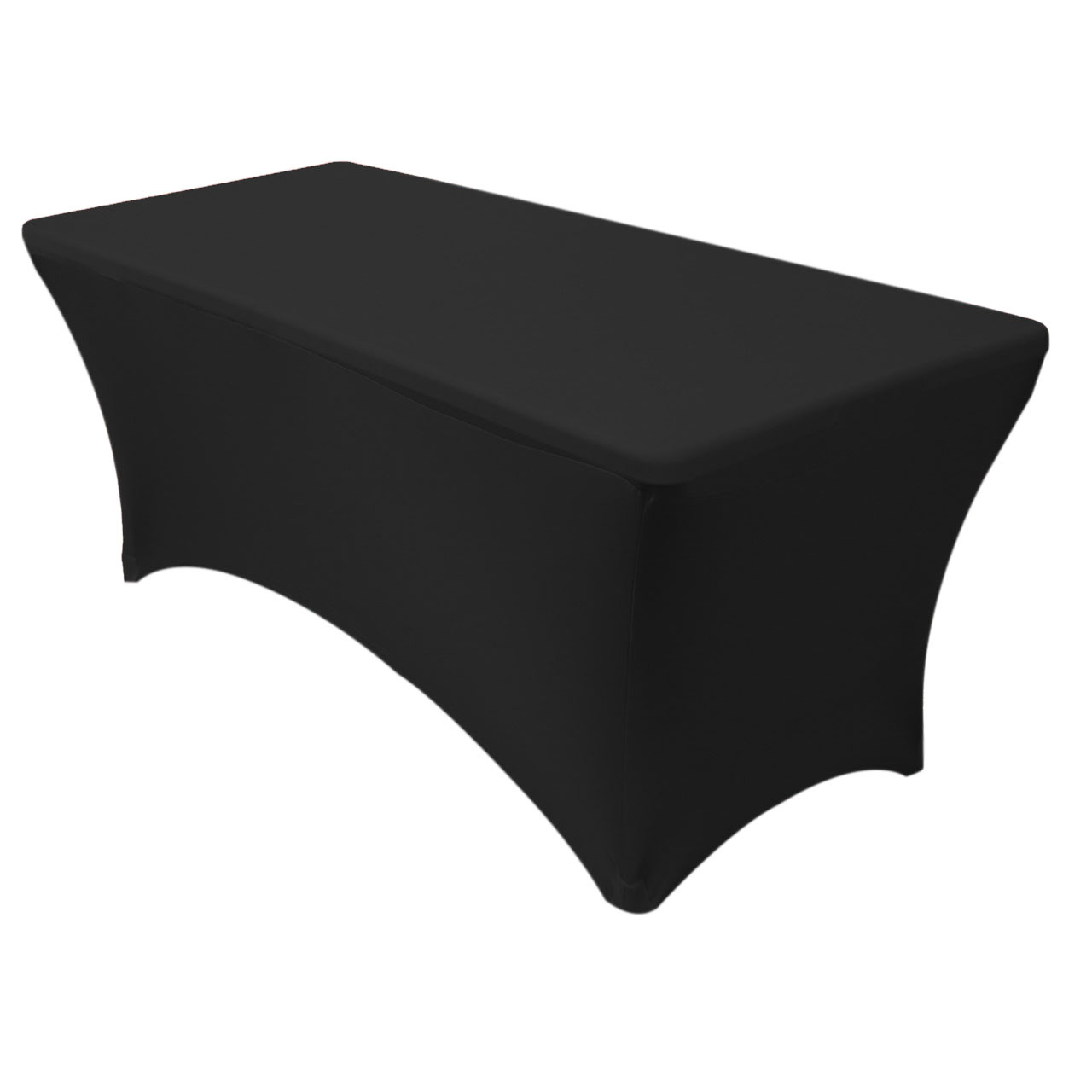 6ft Rectangular Spandex Tablecloth Black Lifetime Folding Table Covers 6ft Rectangular Spandex Tablecloth Black Lifetime Folding Table Covers